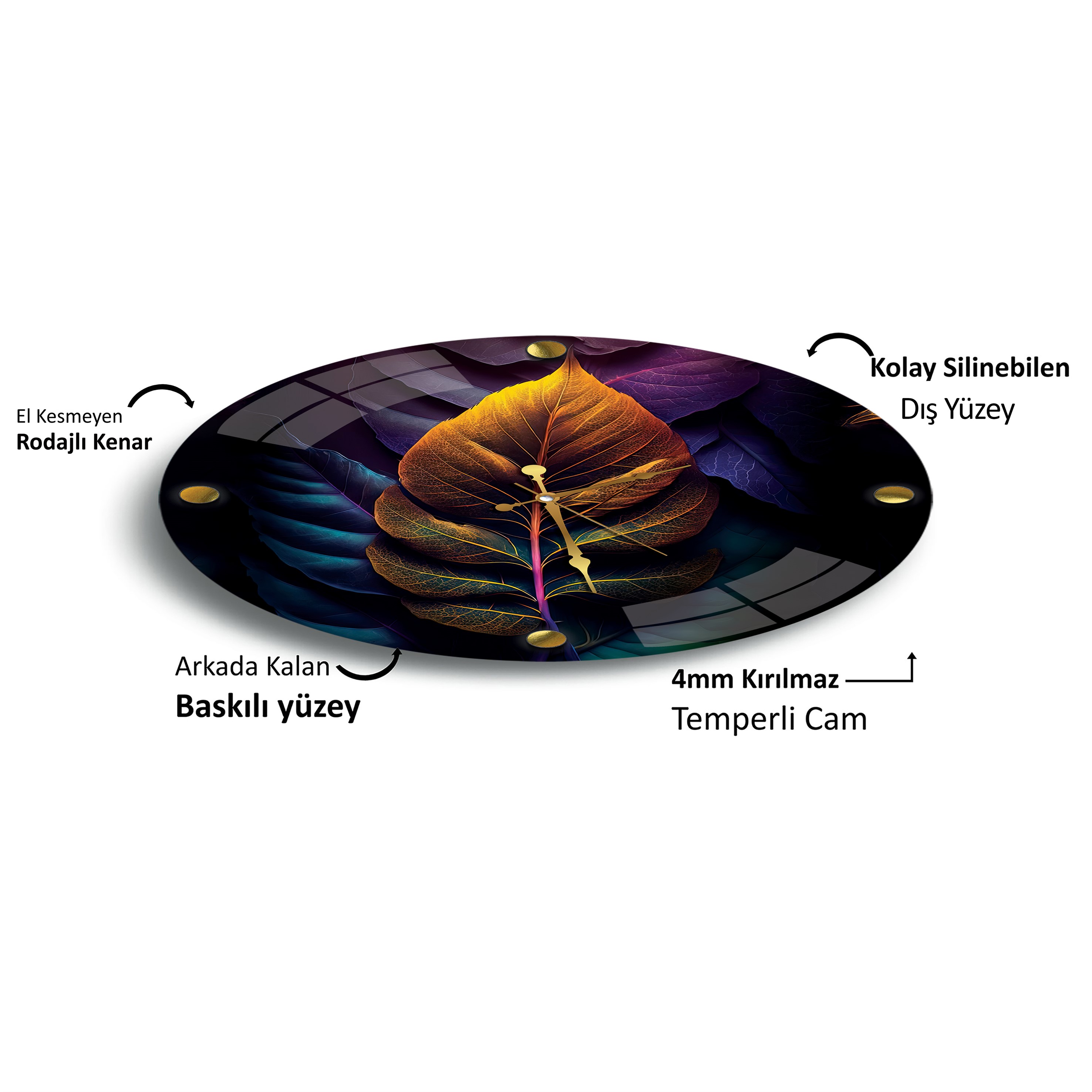 Renkli%20Yapraklar%20Cam%20Saat%20-%2040%20cm