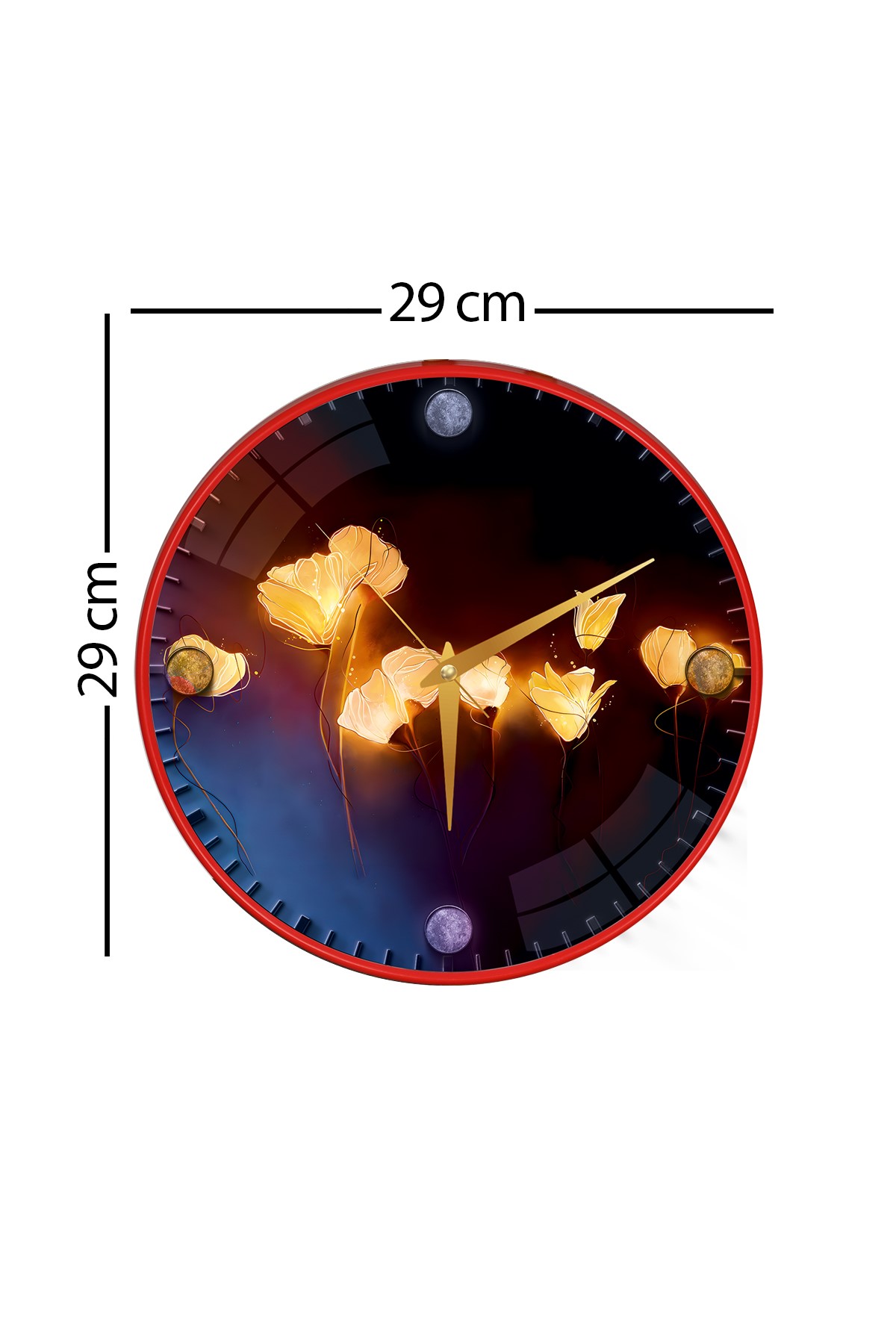 Canlı%20Çiçekler%20Duvar%20Saati%20-%2029%20cm